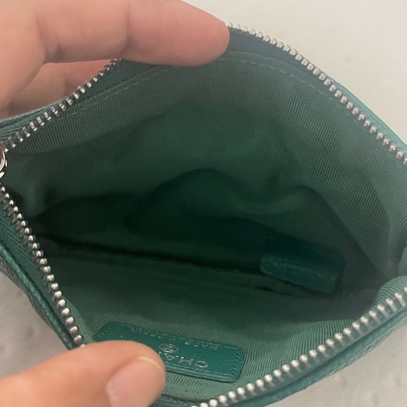 Chanel green Mini O Case. - Picture 5 of 11